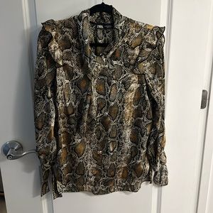Zara - Animal Print Blouse